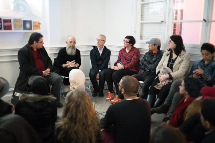 HERstory, rencontre avec Jean Zaganiaris et Frank Lamy au Cube - independent art room au Maroc