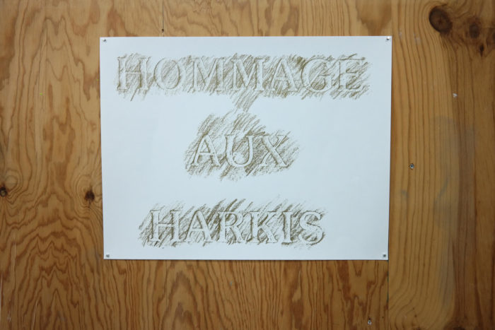 Mohammed Laouli, Exvoto, Frotage (Hommage au harkis), detail