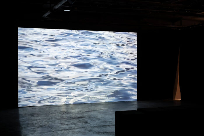 Irena Eden & Stijn Lernout Circle Surface Sun _ Sabir – resonance (I), 2025- 2026 Vidéoprojection, durée 14 min 55. Production Le Cube - independent art room, Rabat (Maroc). Courtesy des artistes et de l’adagp, Paris, 2026. © La Condition Publique & Le Cube - independent art room photo: Frédéric IOVINO